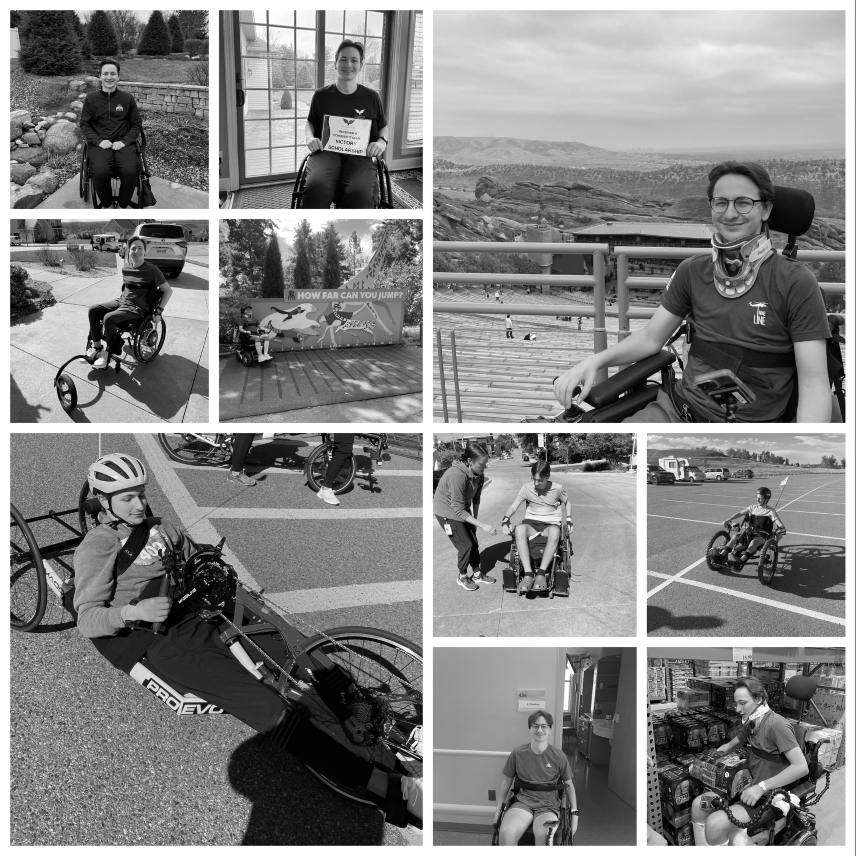 C6 Quadriplegic using adaptive tech